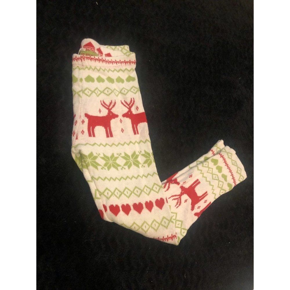 Girls sweater leggings xmas large size 6